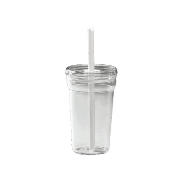 Double-Wall Insulated Glass Cup